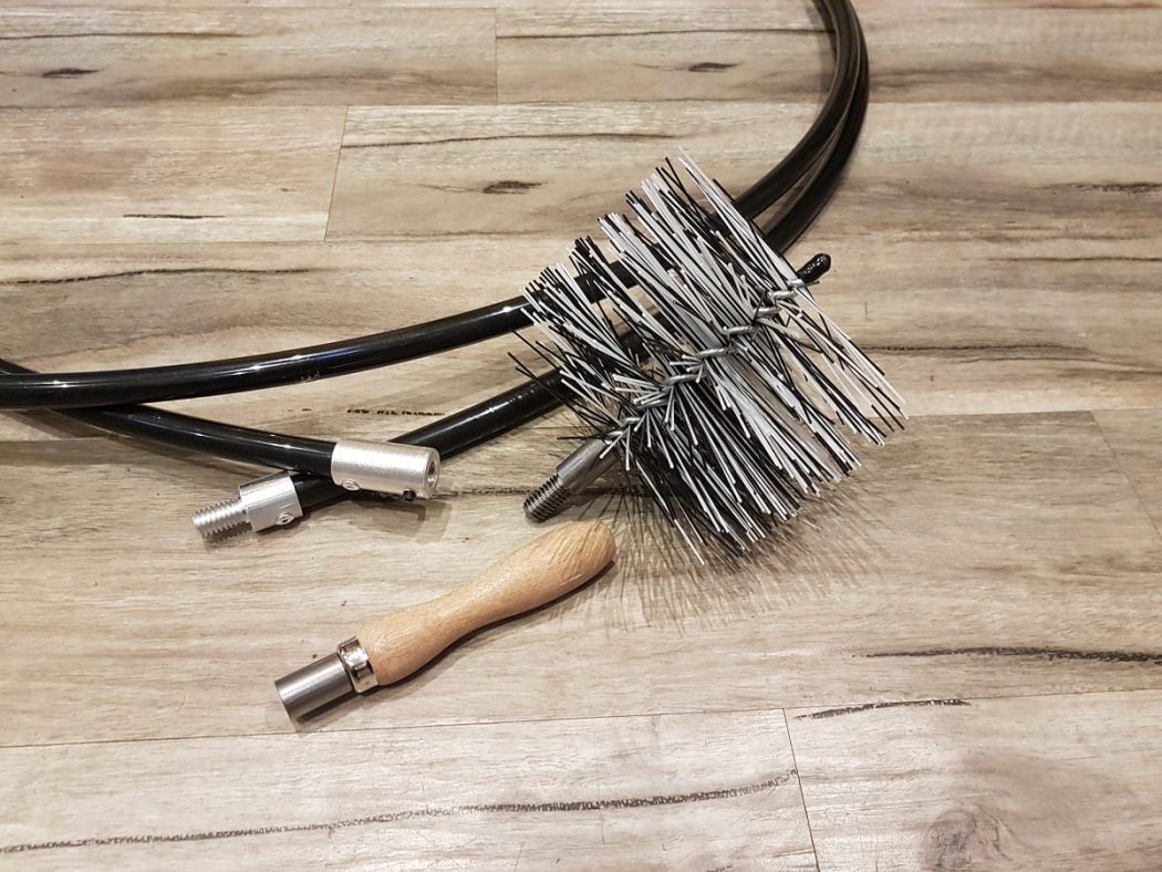 Flexi Flue Cleaning Brush Kit Busy Bee Brushware