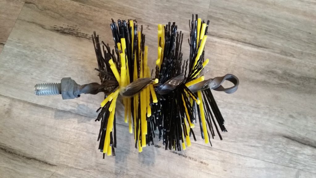Professional SHORT Chimney Flue Brush Busy Bee Brushware
